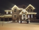 Elegantly framed house in King City with Warm white c9 Lights