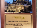 LawnSavers-Christmas-lighting-Award-Lakeside